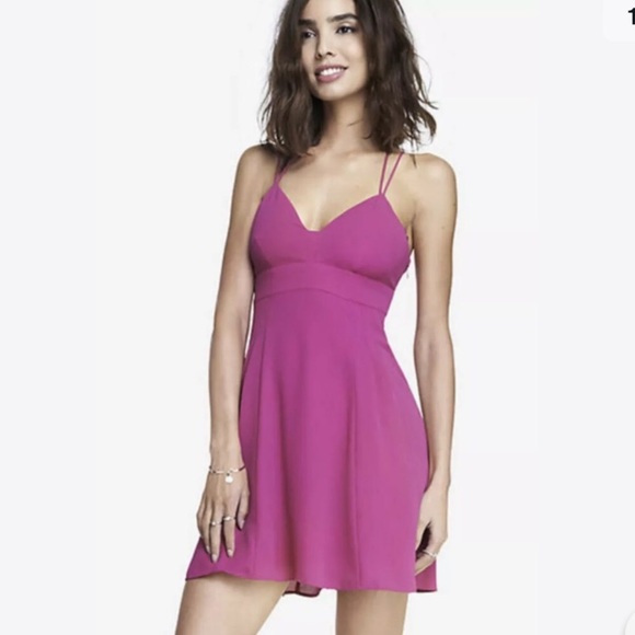 EUC Express Fuchsia Dress - Picture 2 of 8